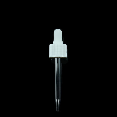 20/410 Phân phối nắp chai nhựa Nitrile Dropper Mũ nhỏ giọt màu trắng cho tinh dầu