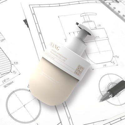 200ml 250ml Lọ nhựa PET 300ml Lọ nhựa dưỡng da 28mm có bơm