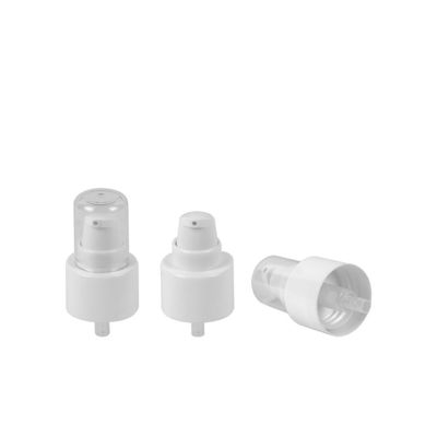 24MM Neck 0,23CC Cream Lotion Pump Điều trị phân phối tường đôi với Clear Overcap