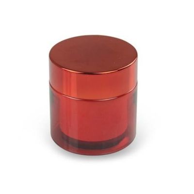 Lọ nhựa PET hai lớp mỹ phẩm sang trọng 50ml Hộp đựng mỹ phẩm PET mạ UV