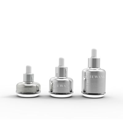 15 30 Chai đựng tinh dầu mờ 50ml Bao bì mỹ phẩm có ống nhỏ giọt