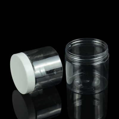 100ml 200ml 250ml Thực phẩm trong suốt Nhựa PET Jar PCR Hộp đựng chất khử mùi miễn phí Bpa