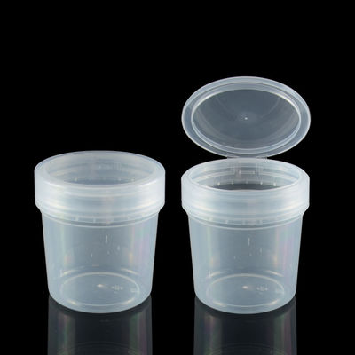 240g 480g 600g PP Cream Jar Lọ mỹ phẩm cao cấp cấp thực phẩm có nắp lật