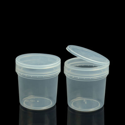 240g 480g 600g PP Cream Jar Lọ mỹ phẩm cao cấp cấp thực phẩm có nắp lật