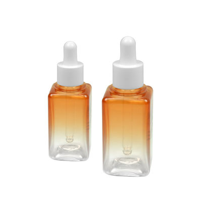 Chai mỹ phẩm 50ML Gradient PETG Square 20/410 Bao bì chai tinh dầu