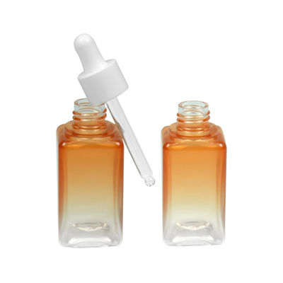 Chai mỹ phẩm 50ML Gradient PETG Square 20/410 Bao bì chai tinh dầu