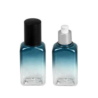 Chai nhựa rỗng hình vuông 60ml 100ml 120ml dành cho chai serum dưỡng da có bơm