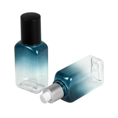 Chai nhựa rỗng hình vuông 60ml 100ml 120ml dành cho chai serum dưỡng da có bơm