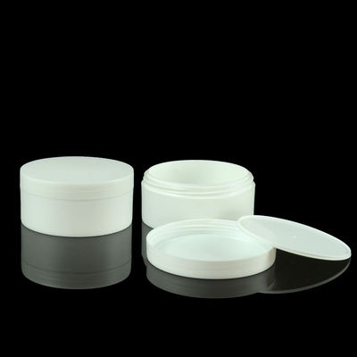 Lọ kem đôi tường PP 50g 100g 150g Lọ mỹ phẩm có thể phân hủy sinh học màu trắng sang trọng ODM
