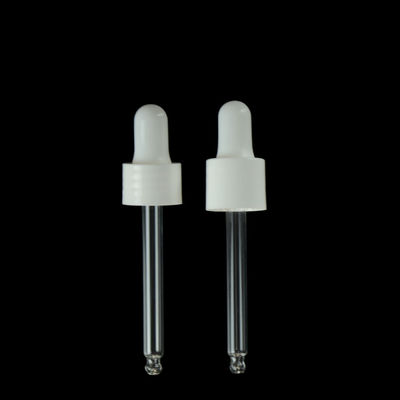 20/410 Phân phối nắp chai nhựa Nitrile Dropper Mũ nhỏ giọt màu trắng cho tinh dầu