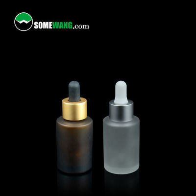 Serum tinh dầu mỹ phẩm 30ml Chai nhỏ giọt tinh dầu thủy tinh 1.2in Chai tinh dầu thủy tinh màu hổ phách