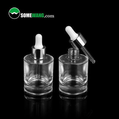 Serum tinh dầu mỹ phẩm 30ml Chai nhỏ giọt tinh dầu thủy tinh 1.2in Chai tinh dầu thủy tinh màu hổ phách