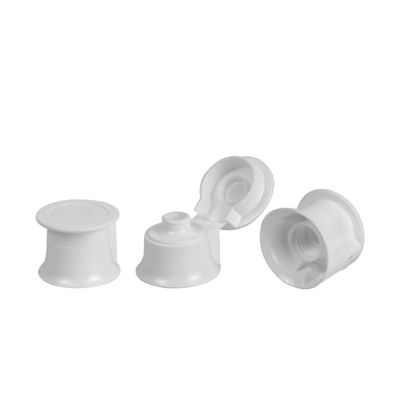 Nhựa mỹ phẩm Lớp phủ UV Flip Top Cap Nắp chai nhựa 7,8mm Bao bì