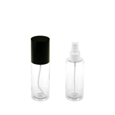 Chai nhựa phẳng hình trụ 106mm Vỏ lớn Chai nhựa trong suốt 100ml