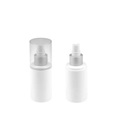 Chai nhựa phẳng hình trụ 106mm Vỏ lớn Chai nhựa trong suốt 100ml