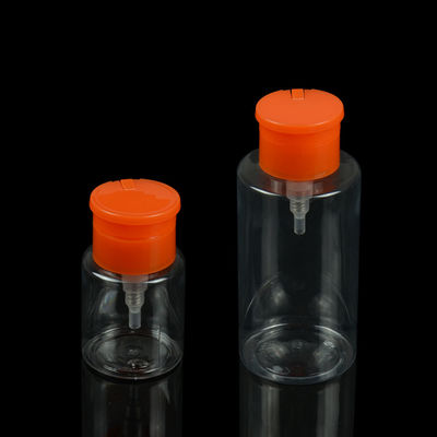 Chai mỹ phẩm PET 3,3oz 100ml Chai tẩy sơn móng tay có bơm tẩy sơn