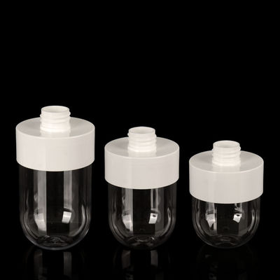 200ml 250ml Lọ nhựa PET 300ml Lọ nhựa dưỡng da 28mm có bơm