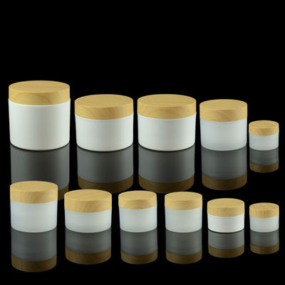 10g 20g 30g PP Cream Jar Bao bì Kem mắt OEM Hộp đựng mỹ phẩm bằng tre