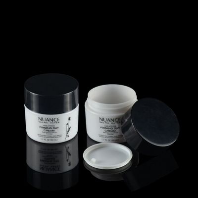 Hộp đựng mỹ phẩm sang trọng 56,2MM 50ml Chai mỹ phẩm PETG có nắp nhựa ABS