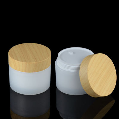 10g 20g 30g PP Cream Jar Bao bì Kem mắt OEM Hộp đựng mỹ phẩm bằng tre