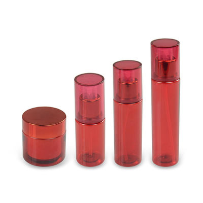 Lọ nhựa PET hai lớp mỹ phẩm sang trọng 50ml Hộp đựng mỹ phẩm PET mạ UV