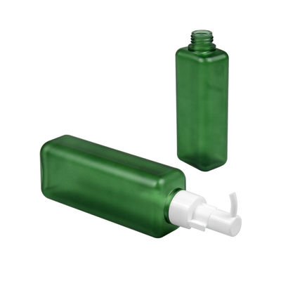 150ml 185ml Chai mỹ phẩm PETG Chai sữa dưỡng thể hình vuông Chai bơm 24/410