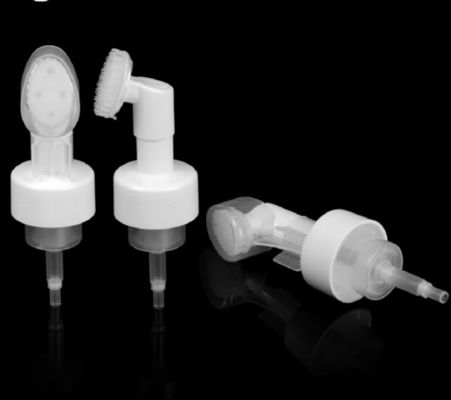 Bàn chải chai bọt 43mm Rửa mặt bằng silicon với bàn chải sữa rửa mặt Bàn chải bơm