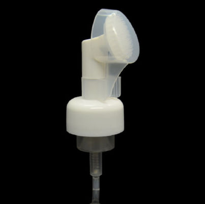 Bàn chải chai bọt 43mm Rửa mặt bằng silicon với bàn chải sữa rửa mặt Bàn chải bơm