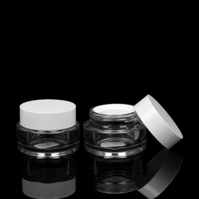 50ml Lọ kem tường nặng PETG Lọ mỹ phẩm Bao bì mỹ phẩm lọ có nắp đậy