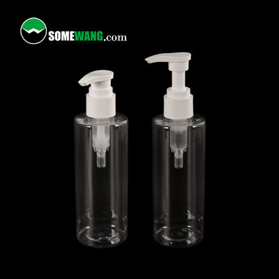 Chai nhựa mỹ phẩm PET 250ml Chai rỗng Lotion Chai vai phẳng