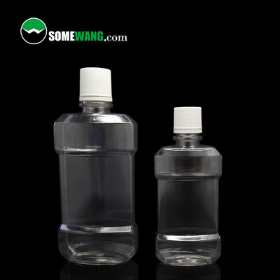 Chai nhựa mỹ phẩm 100ml / 250ml / 500ml Chai nước súc miệng tùy chỉnh