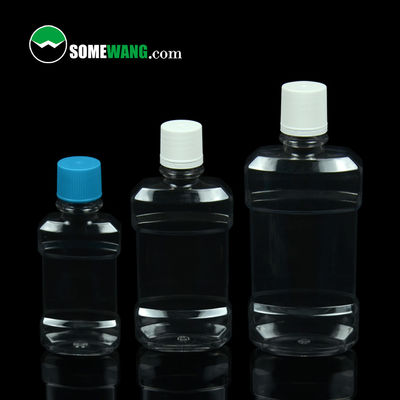 Chai nhựa mỹ phẩm 100ml / 250ml / 500ml Chai nước súc miệng tùy chỉnh