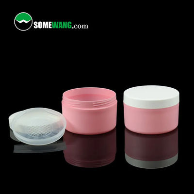 Empty Compact Loose Powder Container Trang điểm Mỹ phẩm PP Bao bì Jar