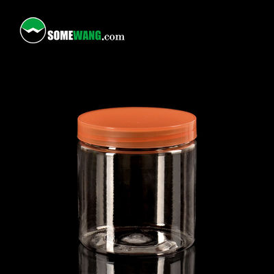250ml Bề mặt nhẵn bằng nhựa trong suốt Lọ mỹ phẩm Lọ nhựa cấp thực phẩm