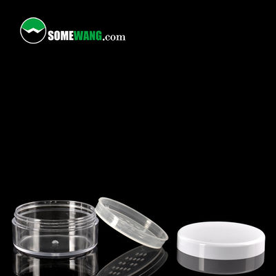 24g Clear Empty Loose Powder Container Trang điểm tròn Jar nhựa có thể tái sử dụng Kích thước du lịch