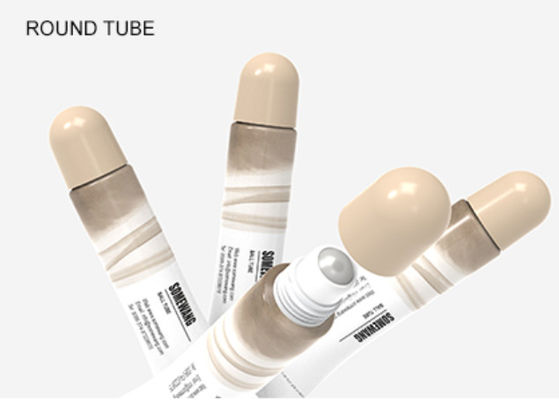 35ml 50ml 100ml Nhựa cuộn đơn trên ống Bao bì mỹ phẩm chăm sóc da