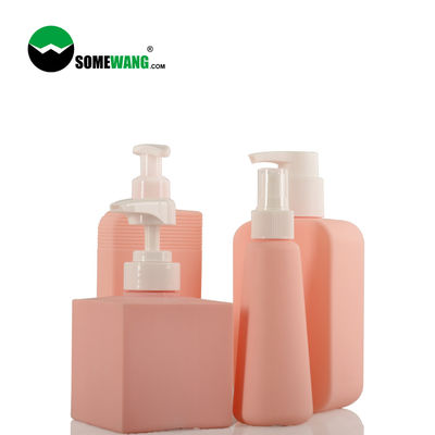 150ml 250ml 350ml 360ml Chai Lotion PE Bao bì mỹ phẩm với chất liệu cảm ứng mềm