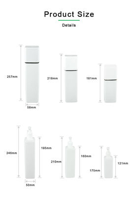 Chai PE 300ml 400ml 500ml có chai dầu gội bên ngoài