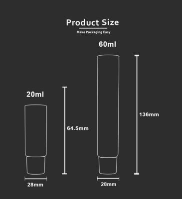 Ống nhựa ABL 60ml D28mm có vòi sắc cho các sản phẩm chăm sóc cá nhân Kem đánh răng