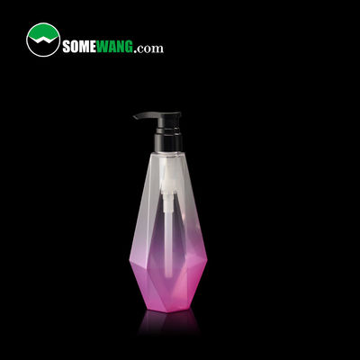 Bộ chai xi lanh hình thoi PETG tùy chỉnh 300ml / 500ml / 750ml dành cho dầu gội