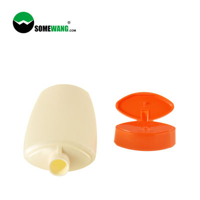 Dầu gội Sử dụng chai nhựa PE 200ml Chai bóp phẳng tùy chỉnh có nắp lật