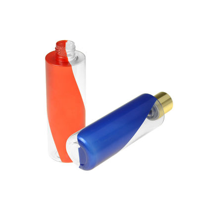 Chai nhựa mỹ phẩm PETG tùy chỉnh màu kép rỗng Chai nhựa 200ml
