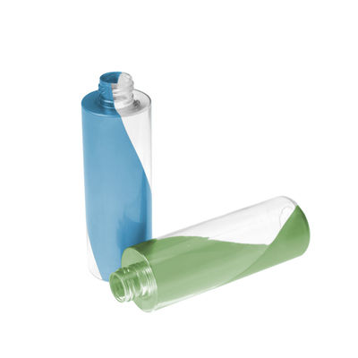 Chai nhựa mỹ phẩm PETG tùy chỉnh màu kép rỗng Chai nhựa 200ml